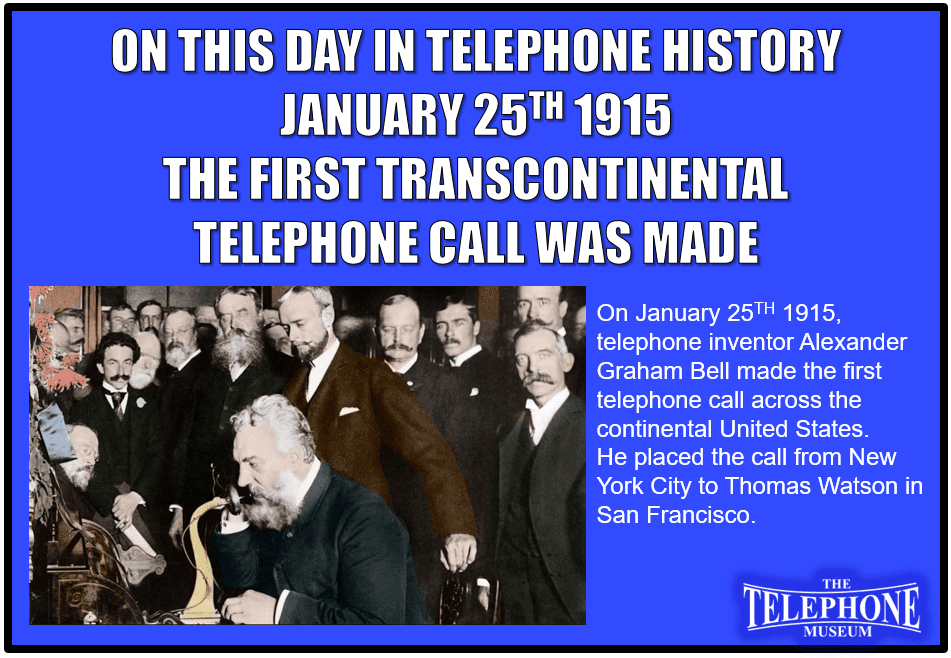 First telephone call ever