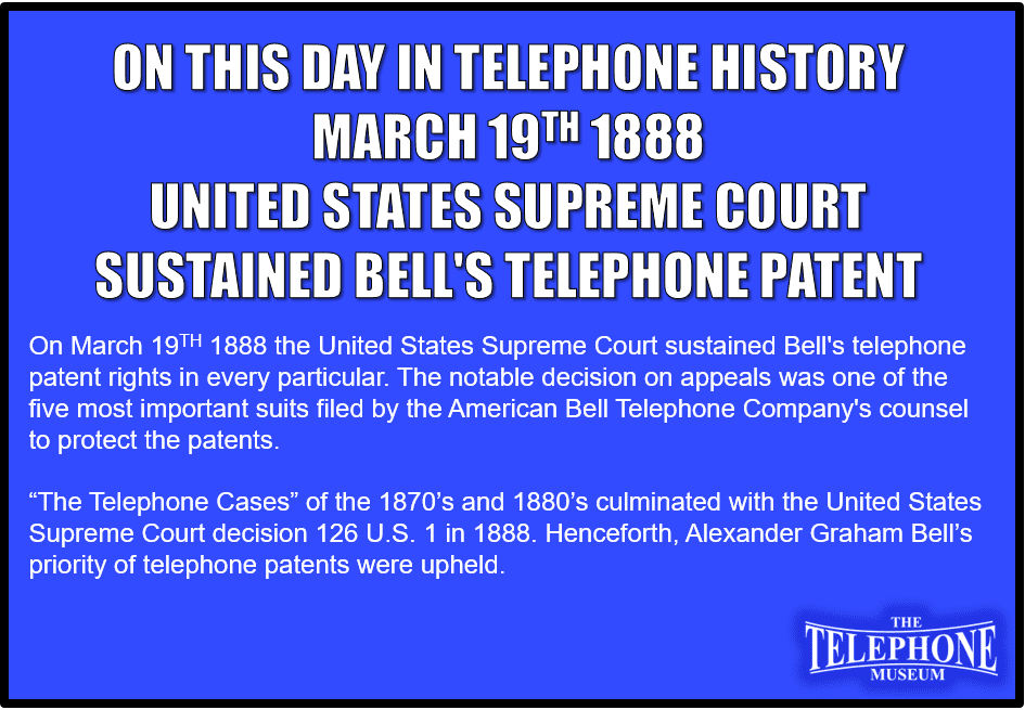 alexander graham bell telephone patent