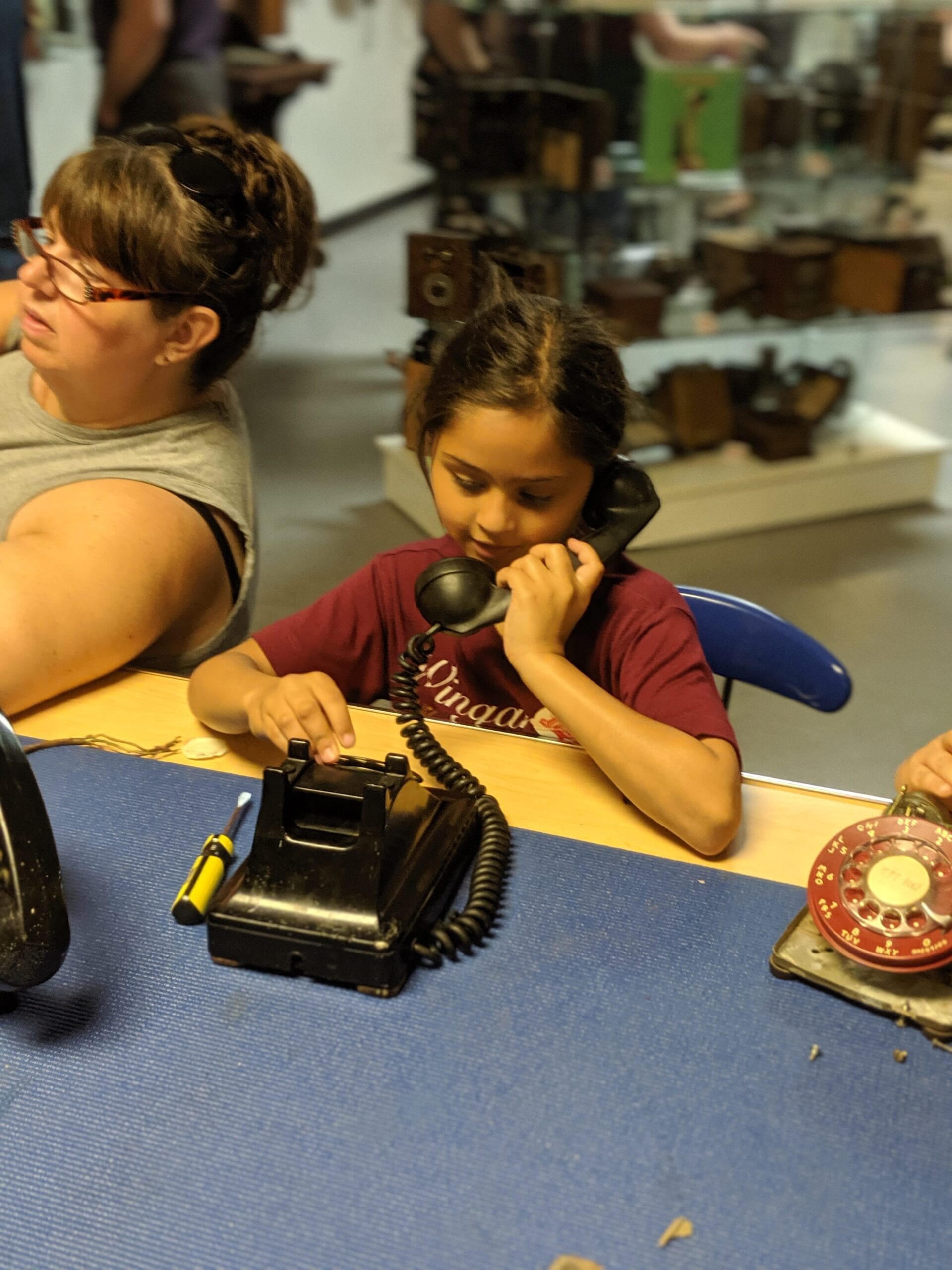 "Keep Calm And Take Stuff Apart" at The Telephone Museum on Moody Street in Waltham, MA CAUTION: Your Kids will Not want to Leave!