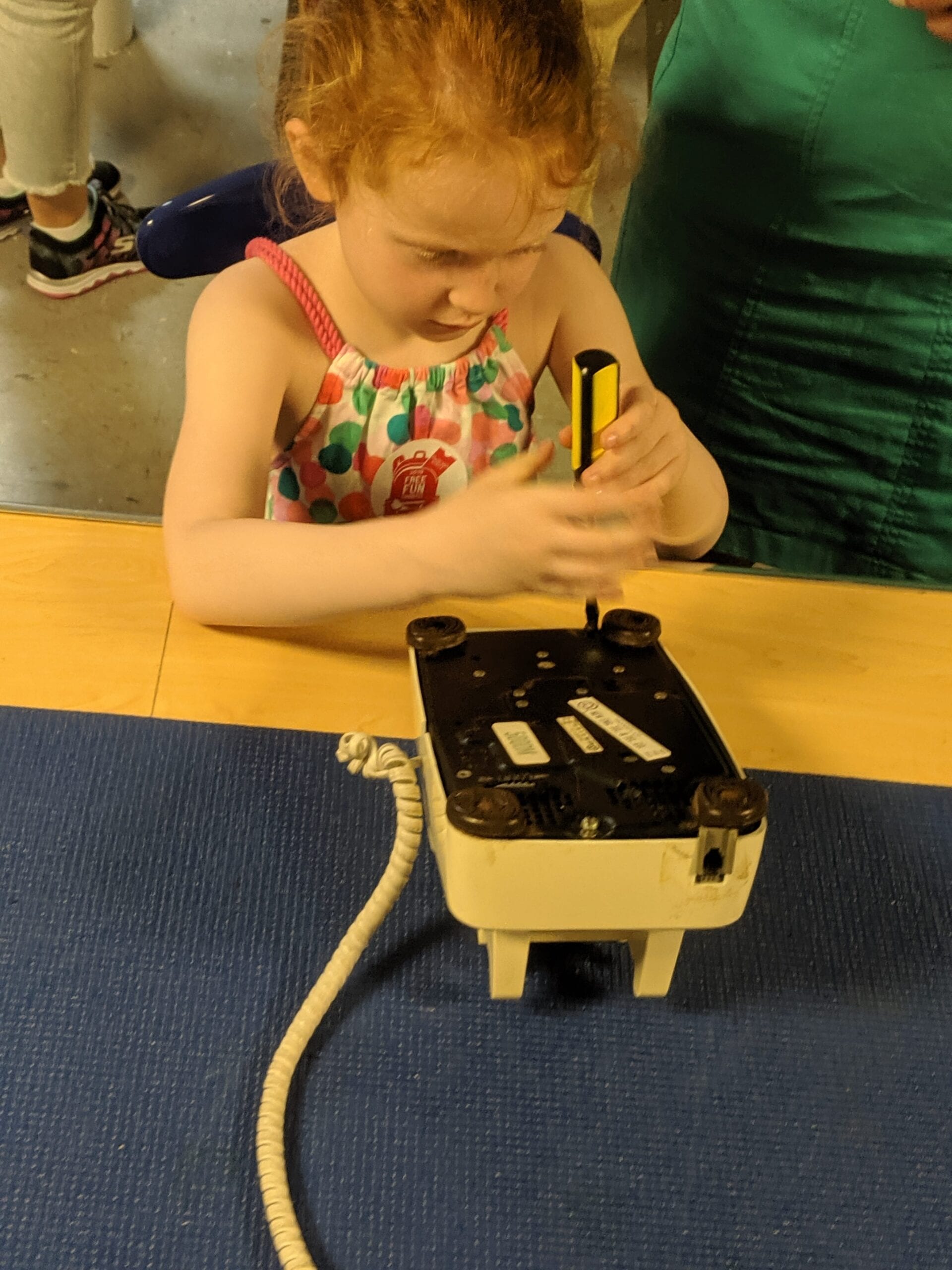 "Keep Calm And Take Stuff Apart" at The Telephone Museum on Moody Street in Waltham, MA CAUTION: Your Kids will Not want to Leave!