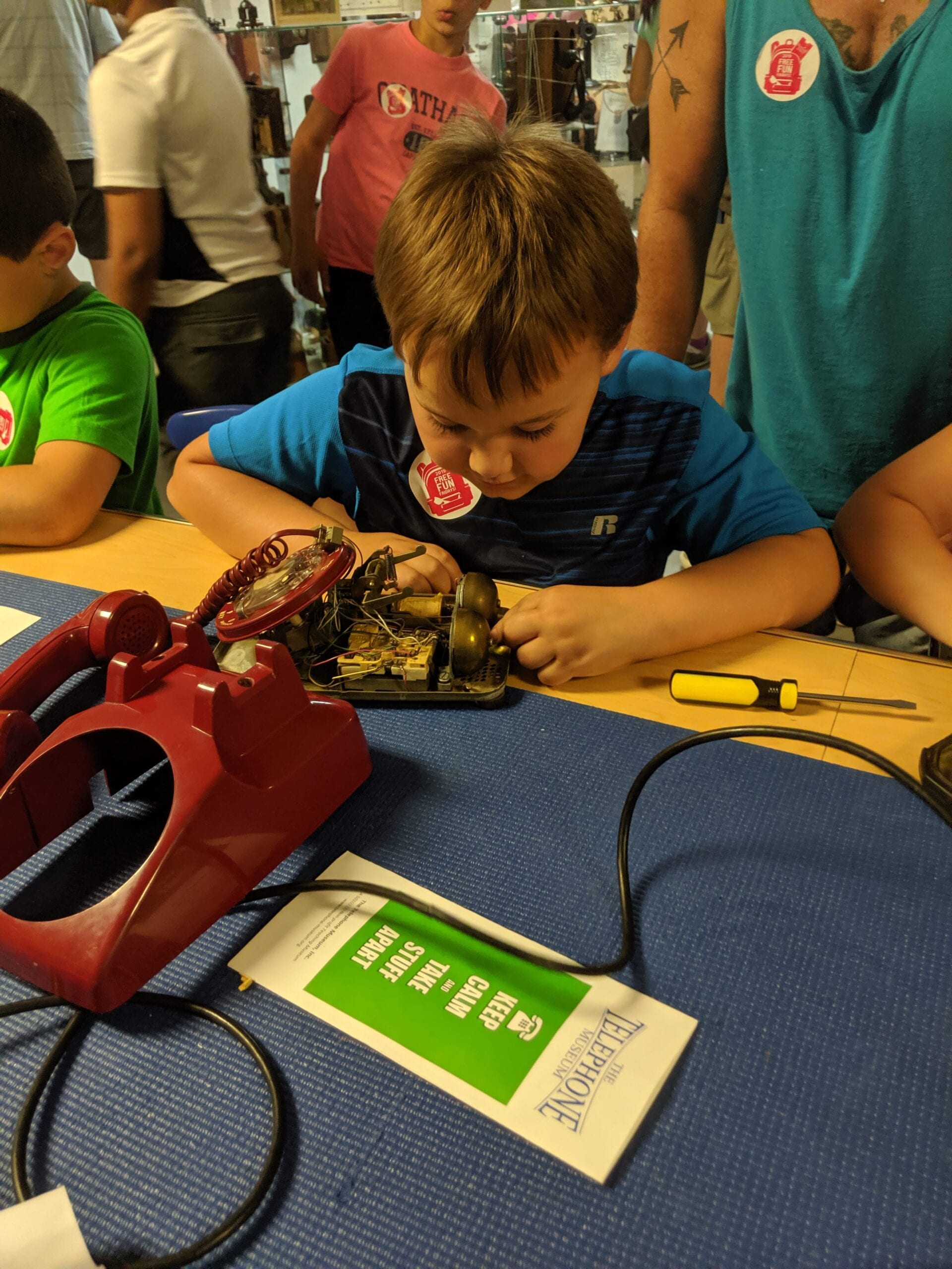 at The Telephone Museum on Moody Street in Waltham, MA CAUTION: Your Kids will Not want to Leave! #KeepCalmAndTakeStuffApart #TheTelephoneMuseum #waltham #walthamma #homeschool #homeschoolers #museums #telephony #education #entrepreneurship #stem #stemeducation #stemstyle #learnbydoing #boston #homeschool #homeschoolmoms #homeschooling #homeschoolers #homeschooled #homeschoolkids #homeschoollife #homeschoolscience #homeeducator #homeschooler #homeeducation #homeschoolingmom #homeschoolfamily #highlandstreet #freefunfridays