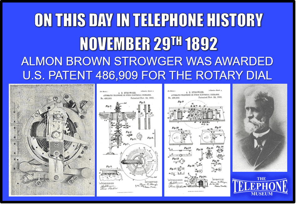 On This Day in Telephone History November 29TH 1892 - The Telephone Museum, Inc.