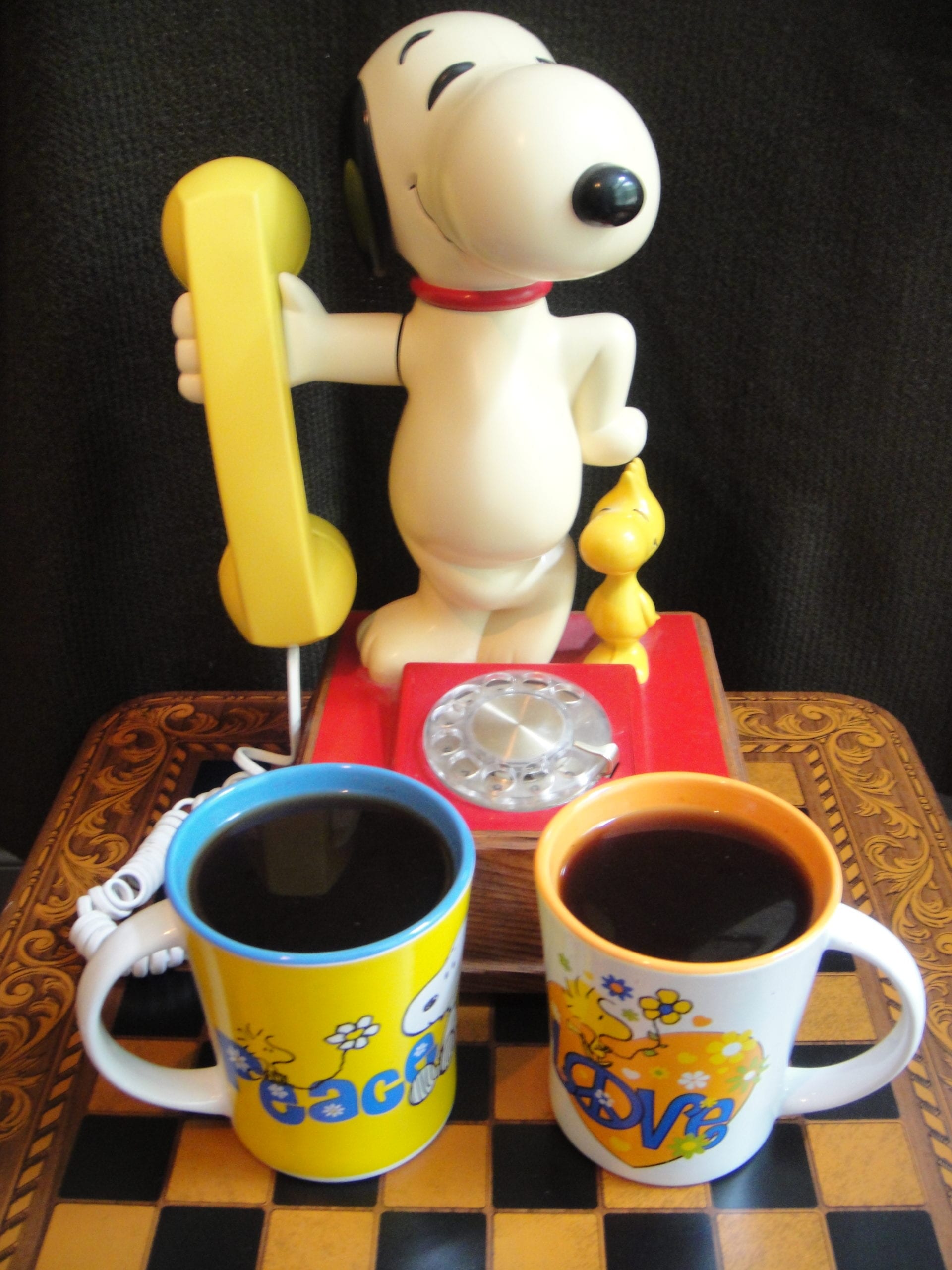 Good Morning - Enjoying Coffee & Telephones at The Telephone Museum ☕☕☕☕☎☎☎☎☕☕☕☕☎☎☎☎