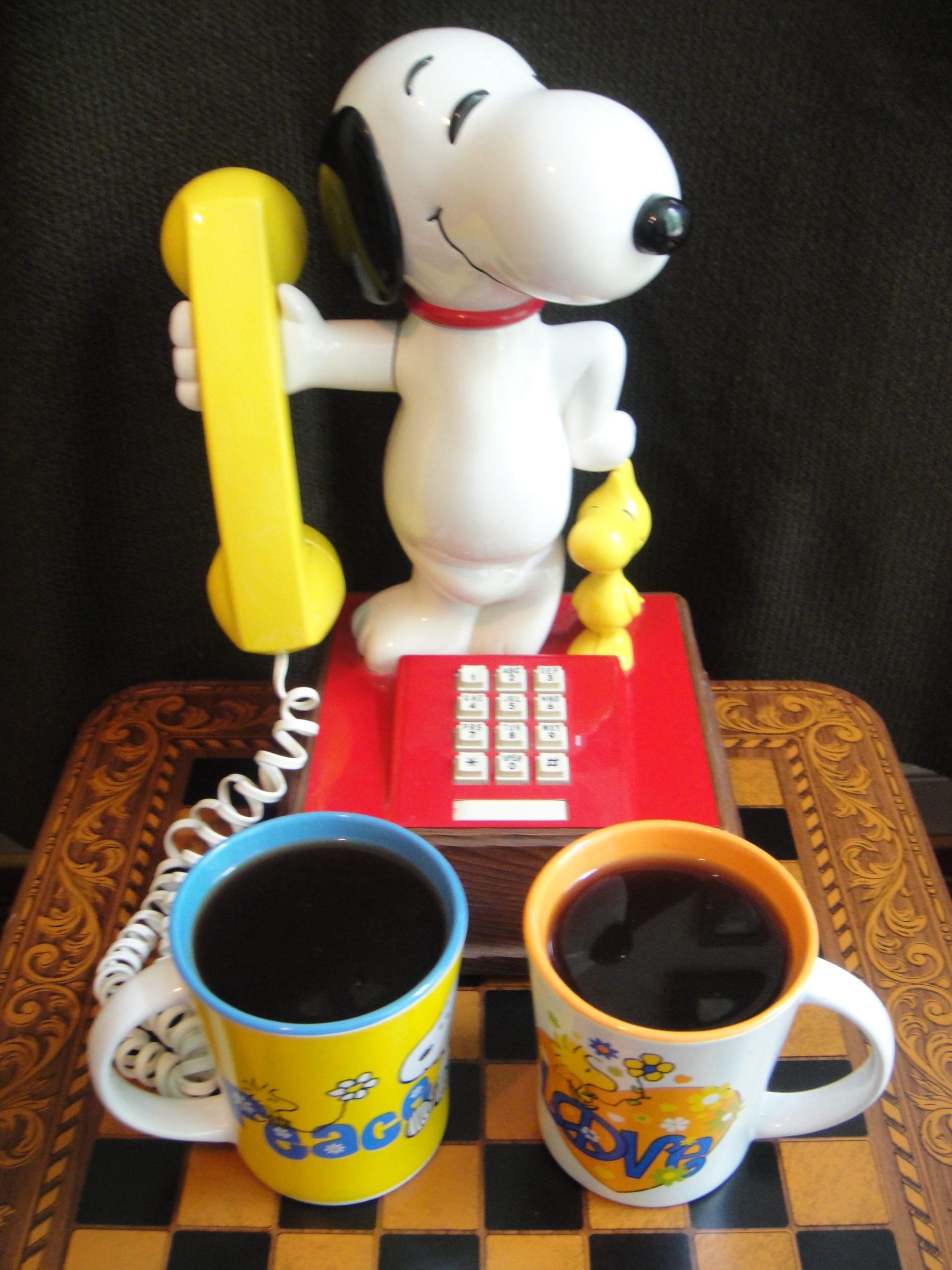 Good Morning - Enjoying Coffee & Telephones at The Telephone Museum ☕☕☕☕☎☎☎☎☕☕☕☕☎☎☎☎