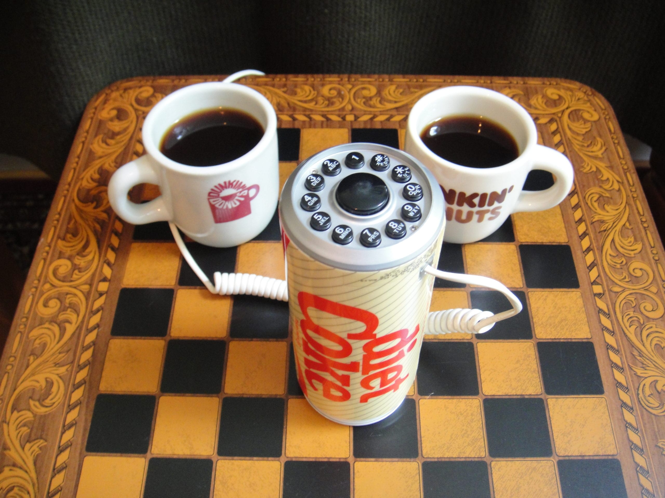 Good Morning - Enjoying Coffee & Telephones at The Telephone Museum ☕☕☕☕☎☎☎☎☕☕☕☕☎☎☎☎