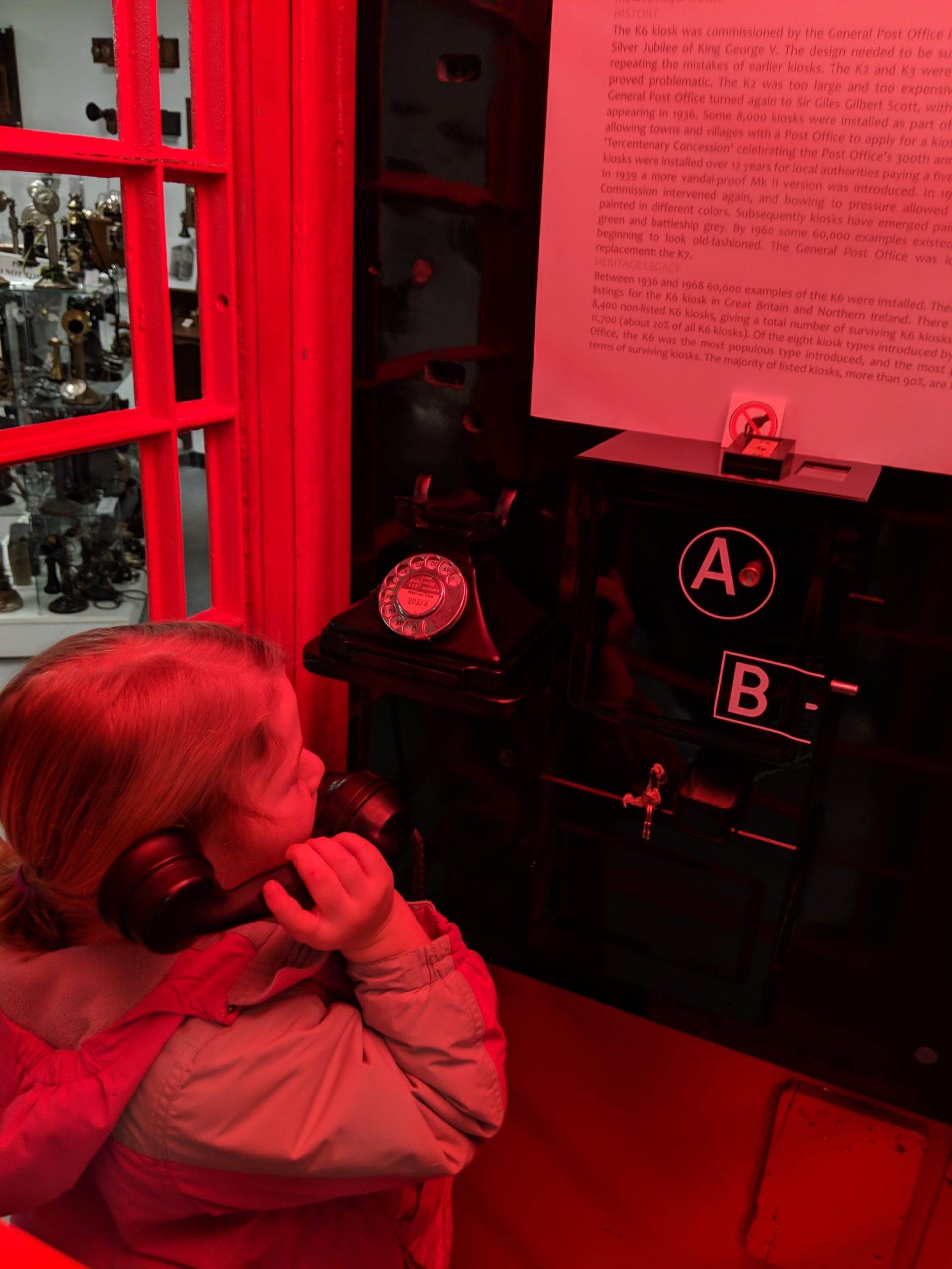 The K6 kiosk is Britain's Iconic Red Telephone Box designed by Sir Giles Gilbert Scott in 1935 for the Silver Jubilee Coronation of King George V.