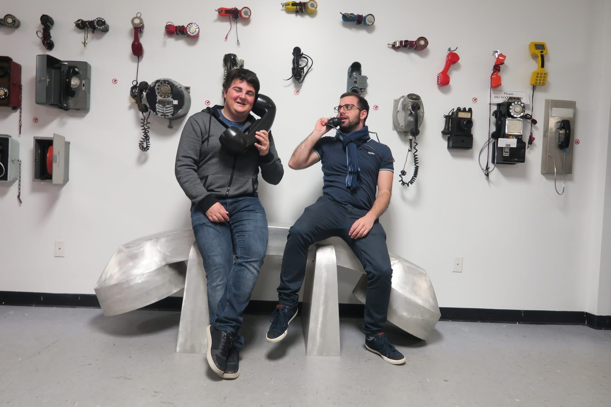 BigHandset Photo Opp at The Telephone Museum - It Just Doesn't Get Any Better Than This - Panorama of Telephony.