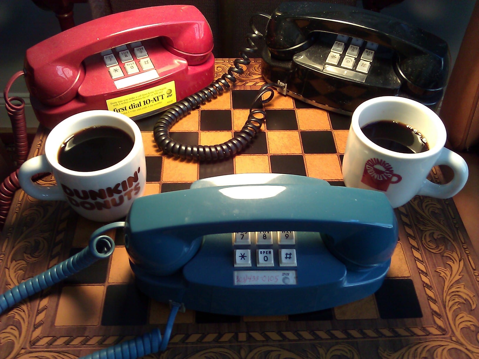 Good Morning - Enjoying Coffee & Telephones at The Telephone Museum ☕☕☕☕☎☎☎☎☕☕☕☕☎☎☎☎