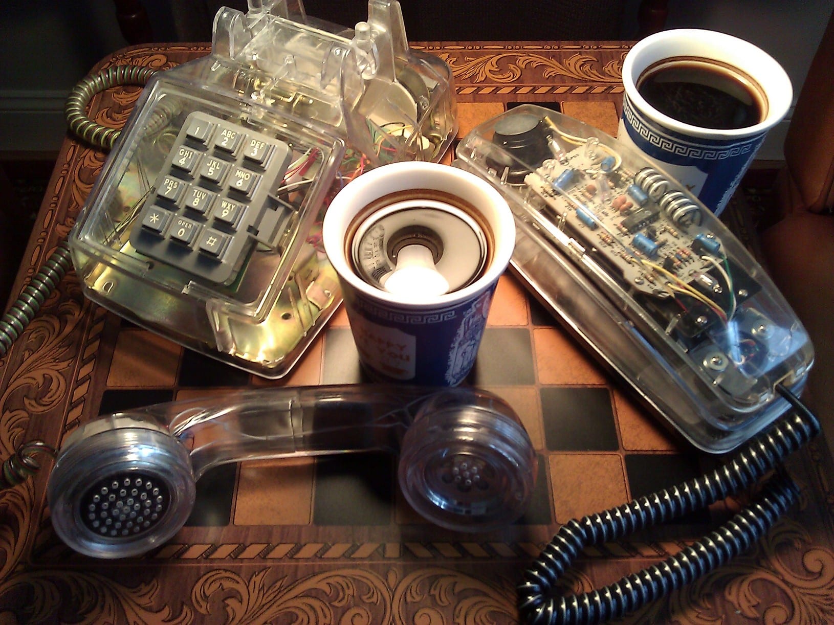 Good Morning - Enjoying Coffee & Telephones at The Telephone Museum ☕☕☕☕☎☎☎☎☕☕☕☕☎☎☎☎