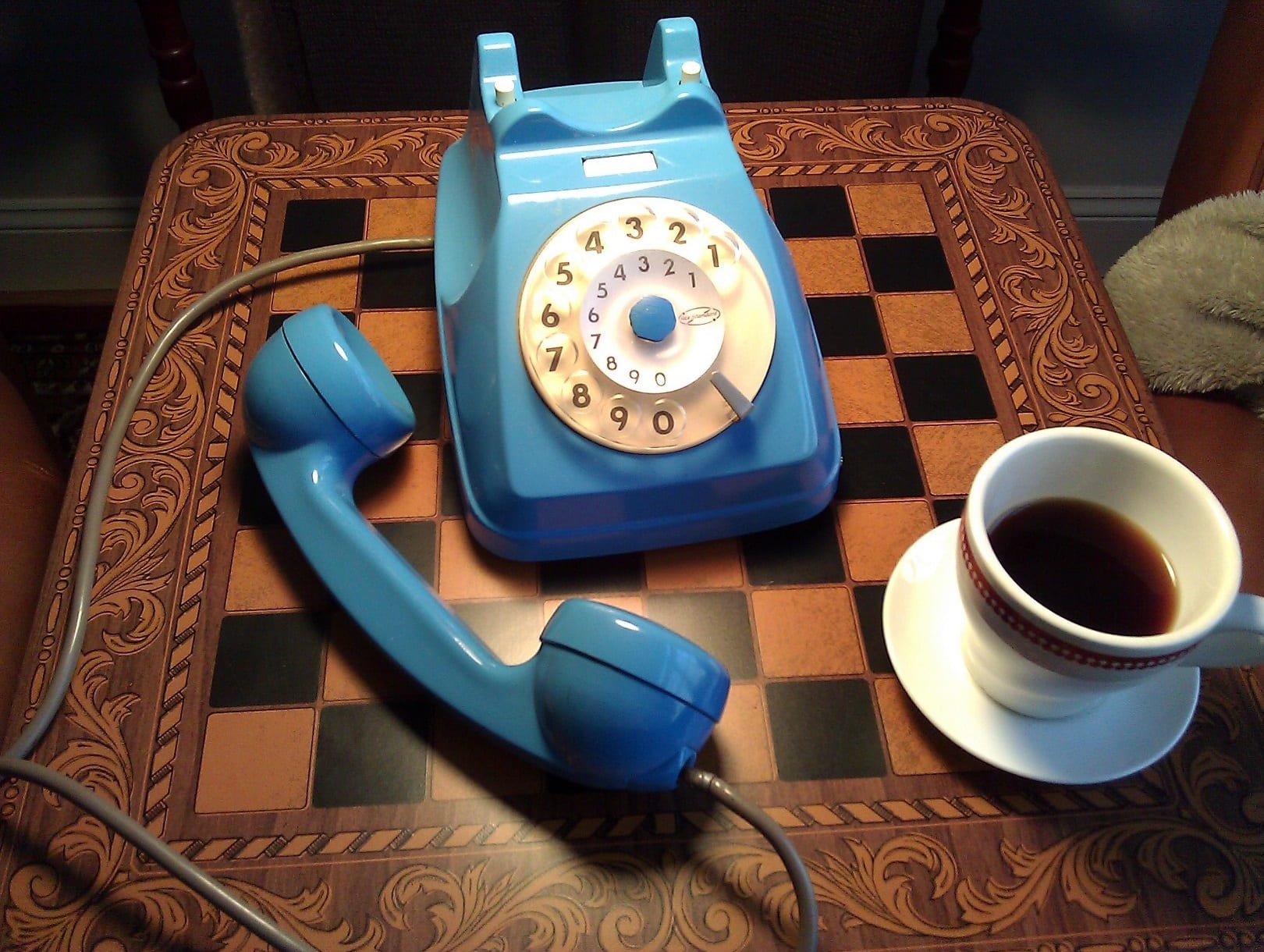 Good Morning - Enjoying Coffee & Telephones at The Telephone Museum ☕☕☕☕☎☎☎☎☕☕☕☕☎☎☎☎