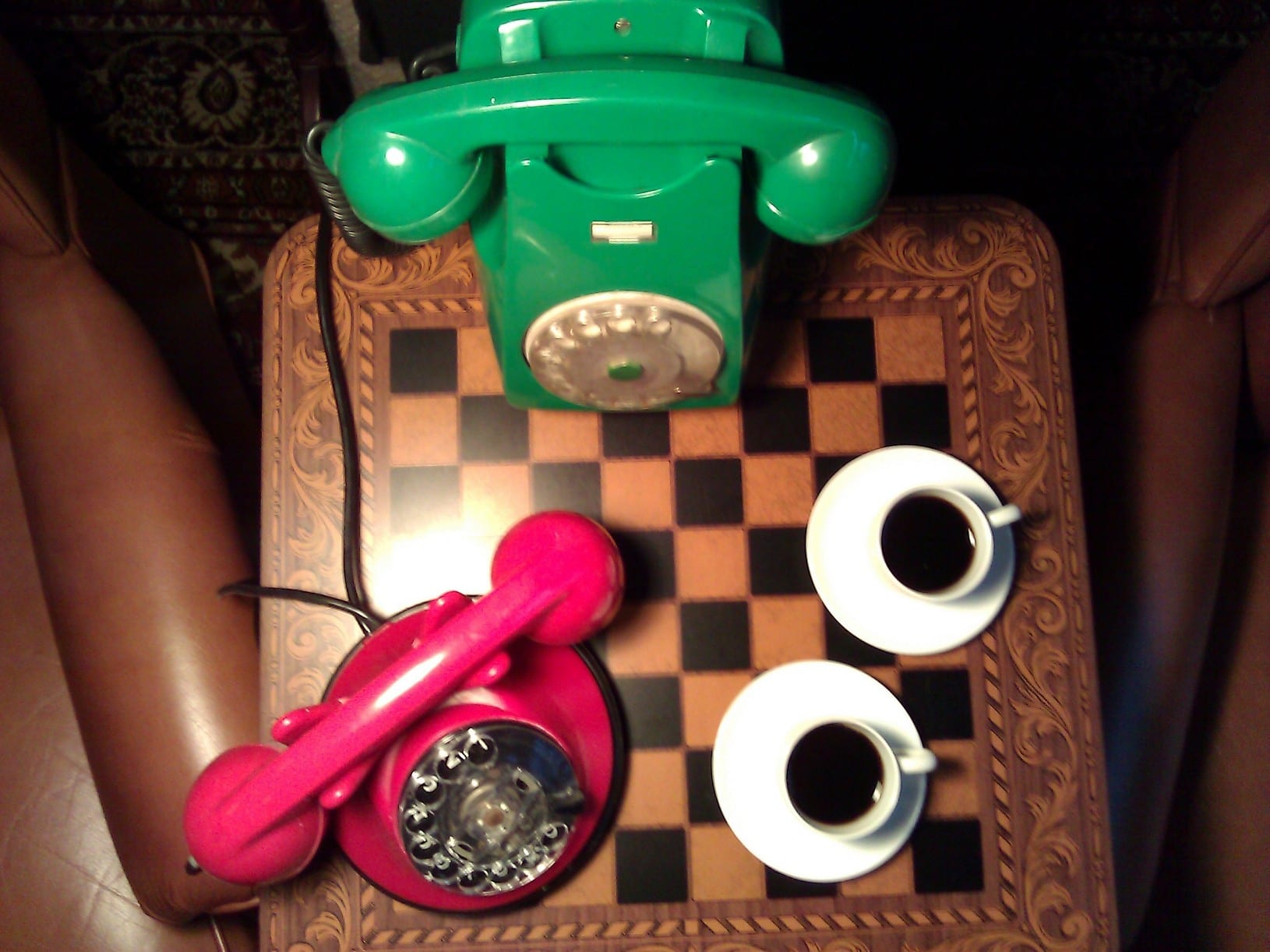 Good Morning - Enjoying Coffee & Telephones at The Telephone Museum ☕☕☕☕☎☎☎☎☕☕☕☕☎☎☎☎