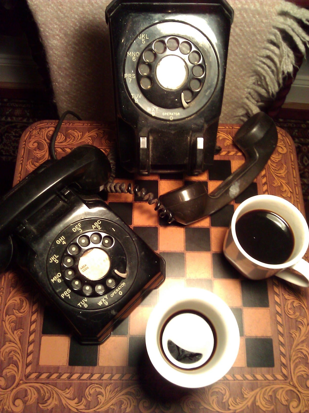 Good Morning - Enjoying Coffee & Telephones at The Telephone Museum ☕☕☕☕☎☎☎☎☕☕☕☕☎☎☎☎