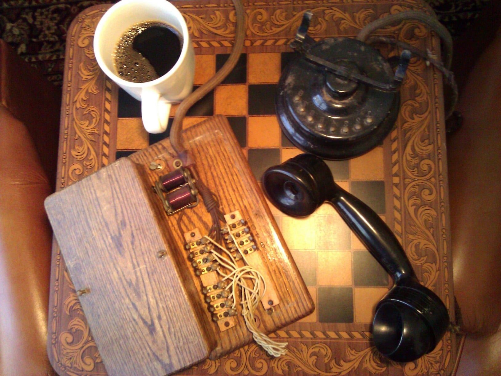 Good Morning - Enjoying Coffee & Telephones at The Telephone Museum ☕☕☕☕☎☎☎☎☕☕☕☕☎☎☎☎