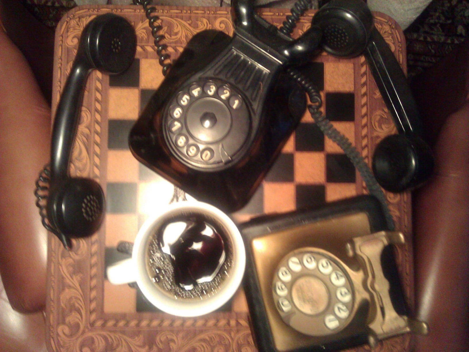 Good Morning - Enjoying Coffee & Telephones at The Telephone Museum ☕☕☕☕☎☎☎☎☕☕☕☕☎☎☎☎