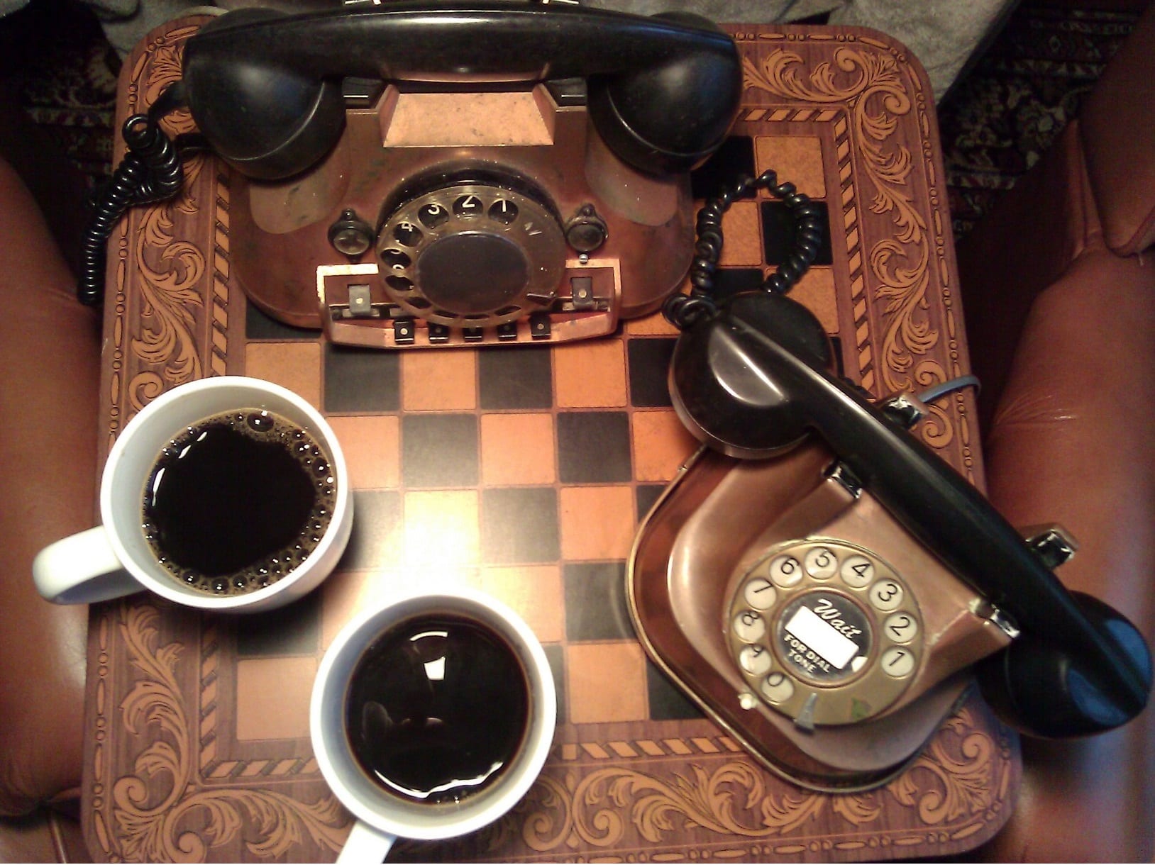 Good Morning - Enjoying Coffee & Telephones at The Telephone Museum ☕☕☕☕☎☎☎☎☕☕☕☕☎☎☎☎