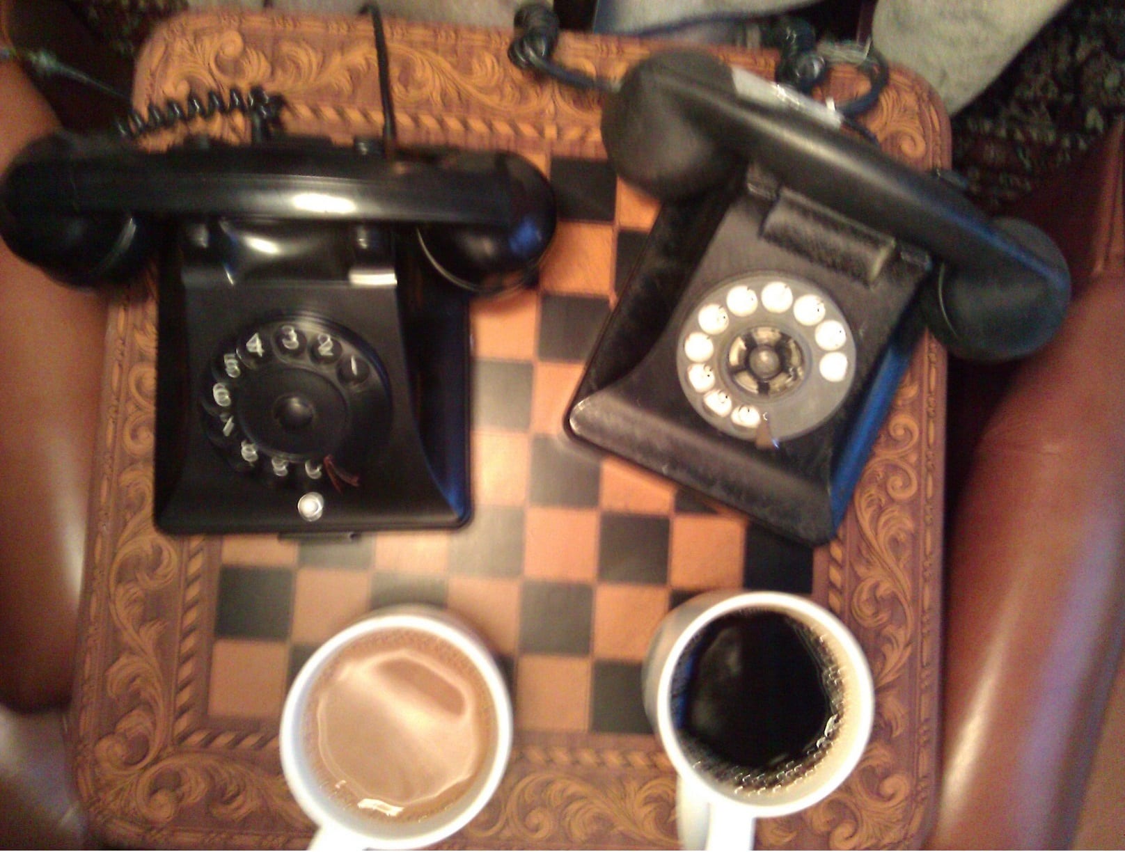 Good Morning - Enjoying Coffee & Telephones at The Telephone Museum ☕☕☕☕☎☎☎☎☕☕☕☕☎☎☎☎