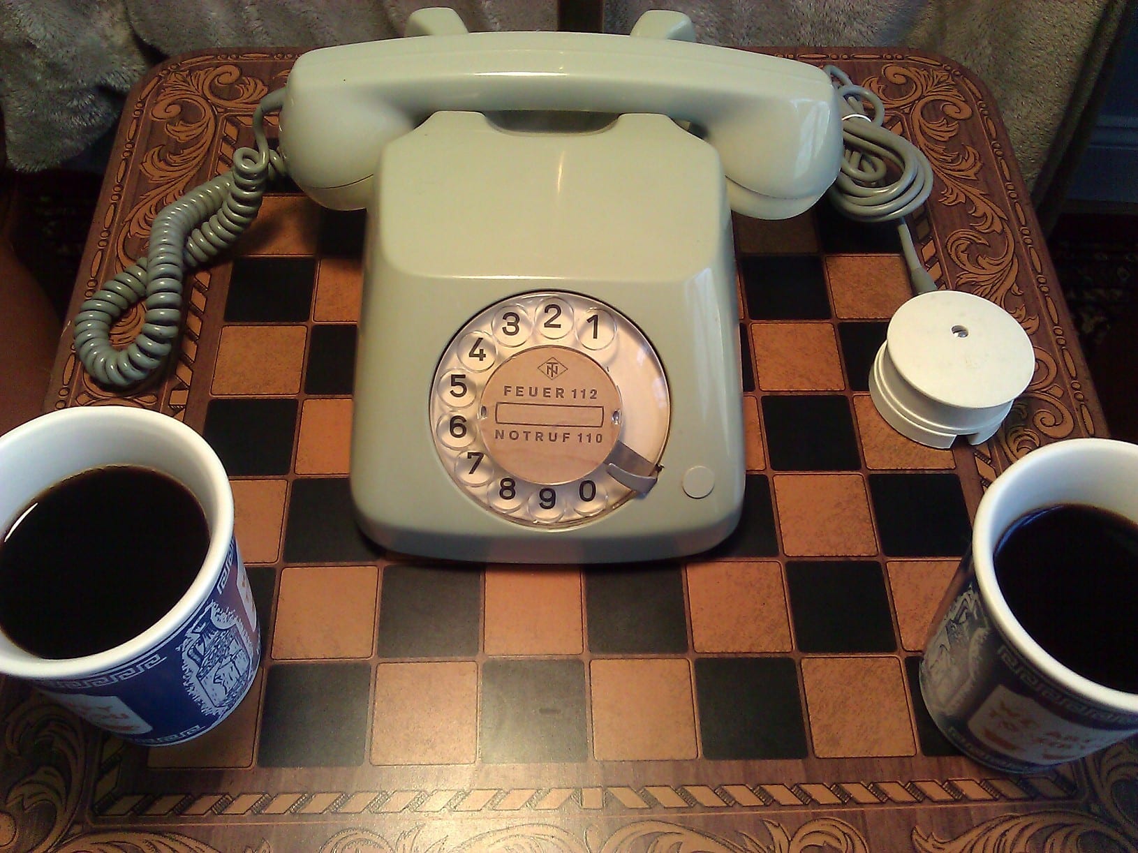 Good Morning - Enjoying Coffee & Telephones at The Telephone Museum ☕☕☕☕☎☎☎☎☕☕☕☕☎☎☎☎