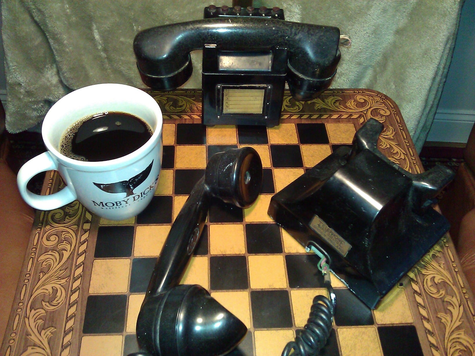 Good Morning - Enjoying Coffee & Telephones at The Telephone Museum ☕☕☕☕☎☎☎☎☕☕☕☕☎☎☎☎