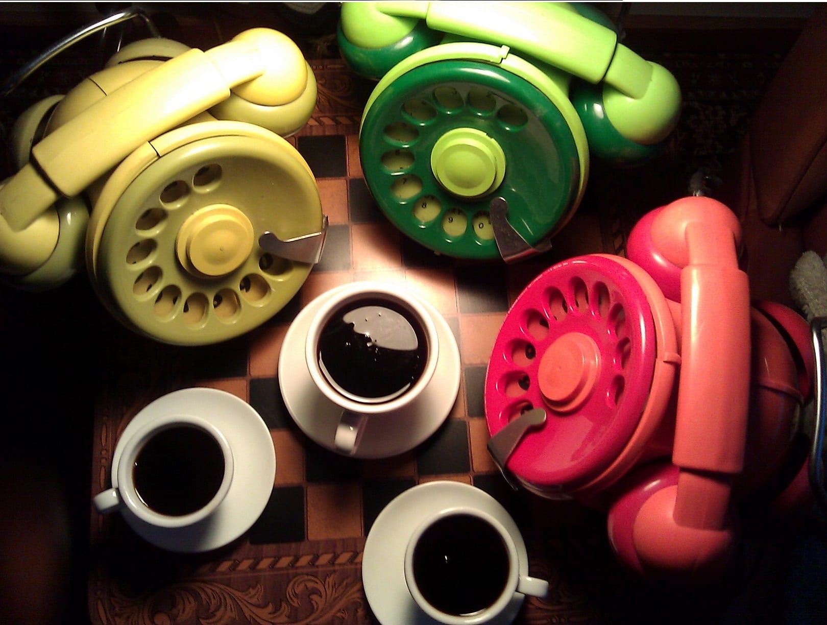 Good Morning - Enjoying Coffee & Telephones at The Telephone Museum ☕☕☕☕☎☎☎☎☕☕☕☕☎☎☎☎