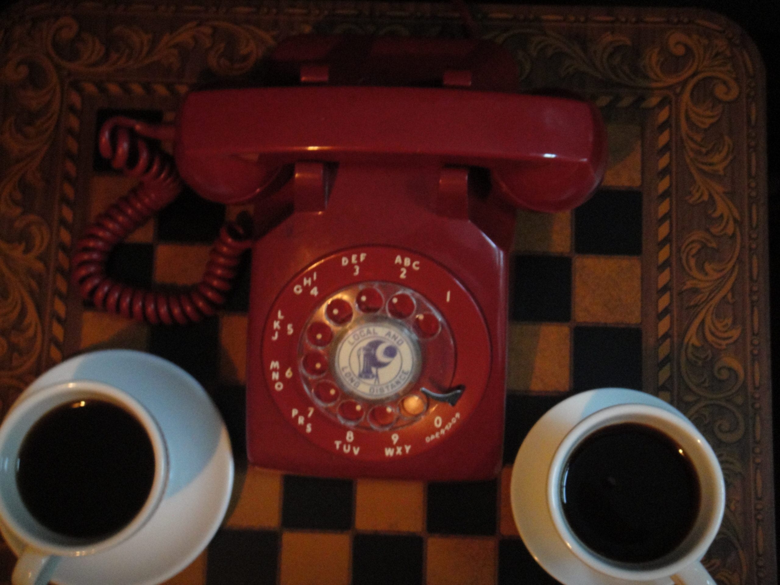 Good Morning - Enjoying Coffee & Telephones at The Telephone Museum ☕☕☕☕☎☎☎☎☕☕☕☕☎☎☎☎