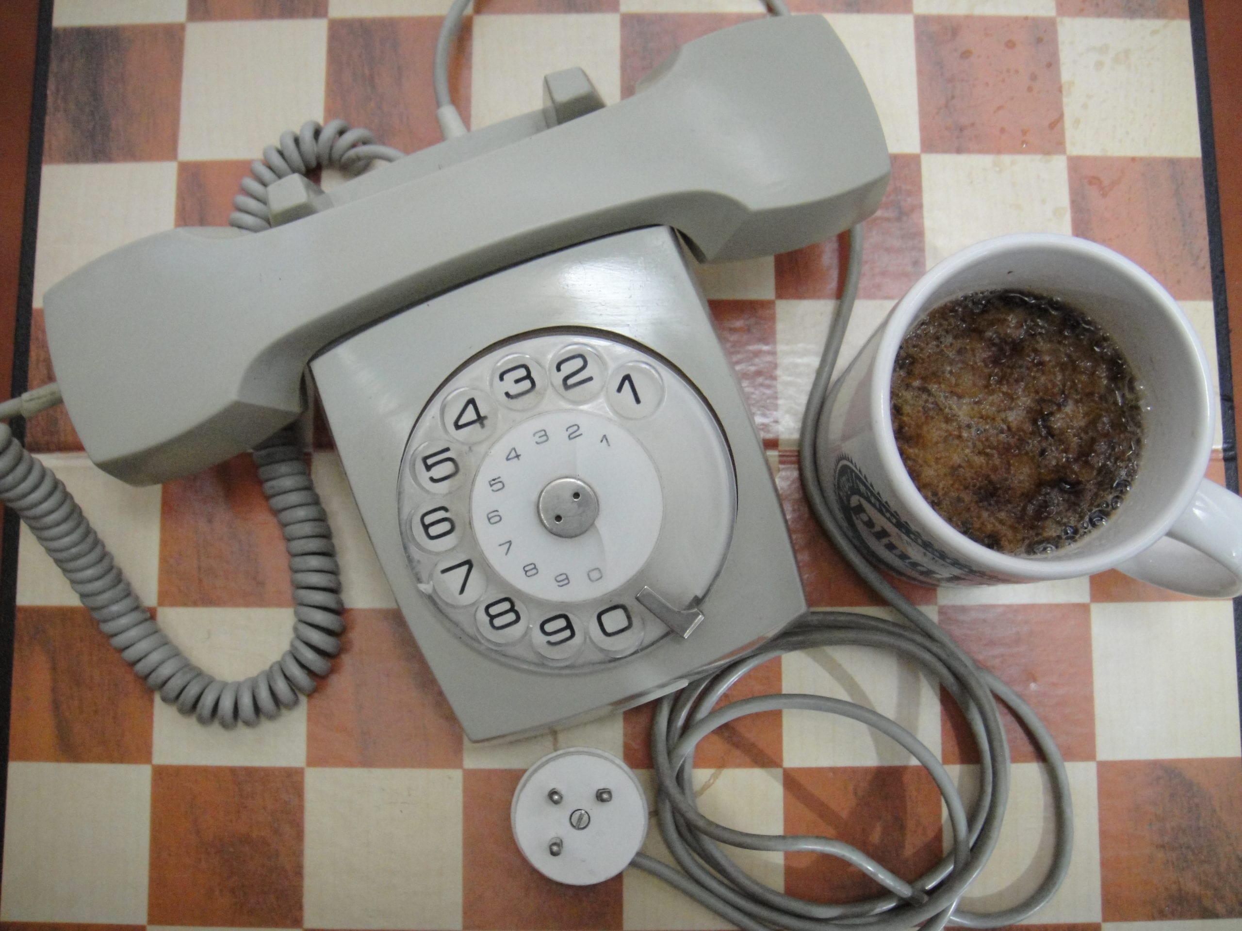 Good Morning - Enjoying Coffee & Telephones at The Telephone Museum ☕☕☕☕☎☎☎☎☕☕☕☕☎☎☎☎