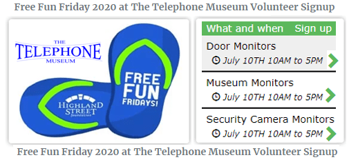 Free Fun Friday 2020 Signup