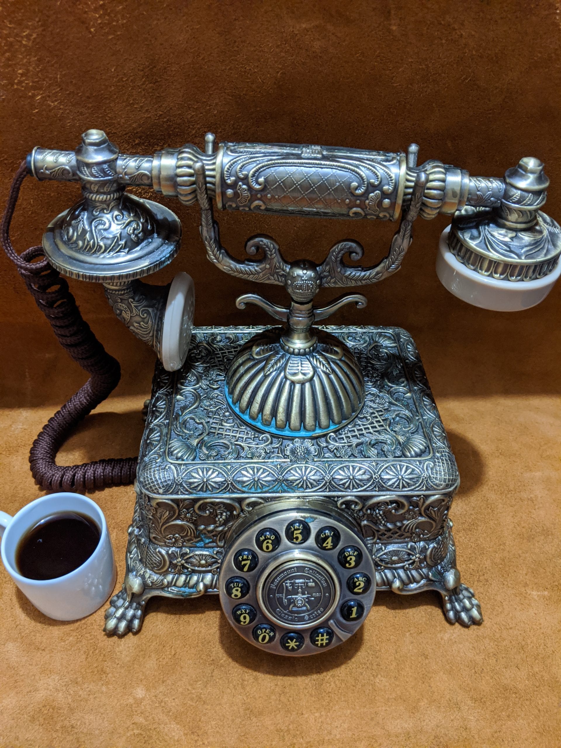 Good Morning - Enjoying Coffee & Telephones at The Telephone Museum ☕☕☕☕☎☎☎☎☕☕☕☕☎☎☎☎