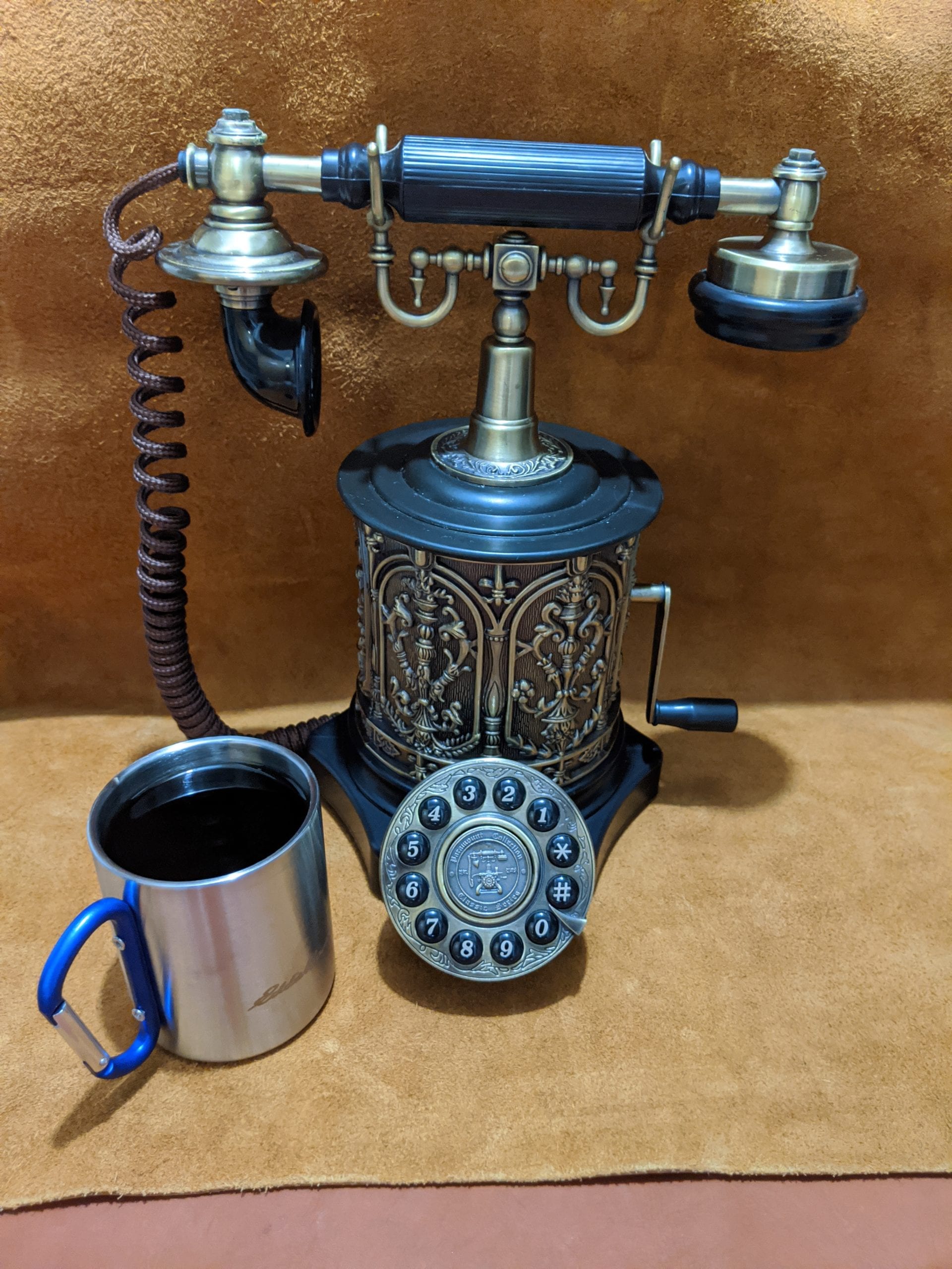 Good Morning - Enjoying Coffee & Telephones at The Telephone Museum ☕☕☕☕☎☎☎☎☕☕☕☕☎☎☎☎