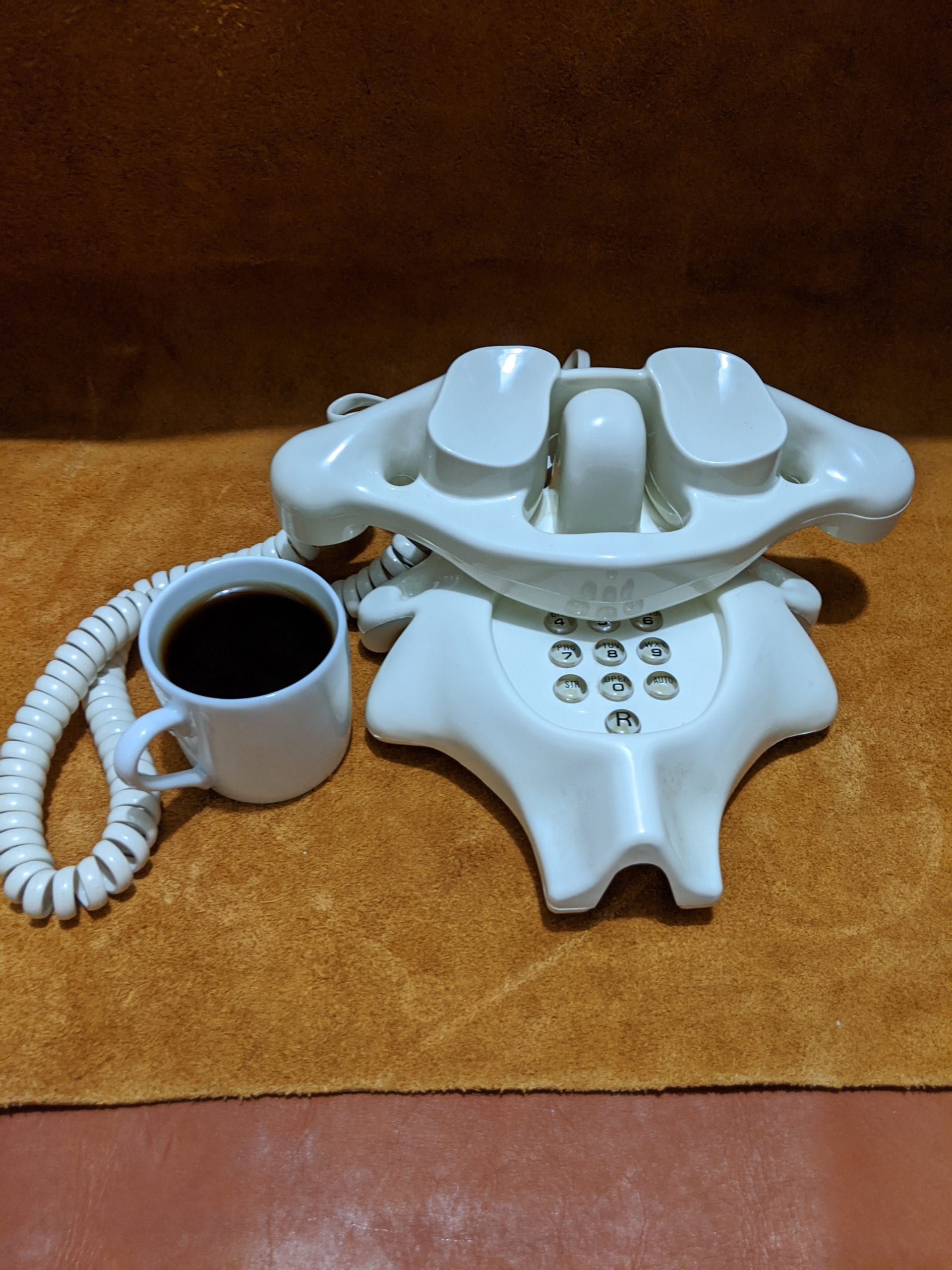 Good Morning - Enjoying Coffee & Telephones at The Telephone Museum ☕☕☕☕☎☎☎☎☕☕☕☕☎☎☎☎