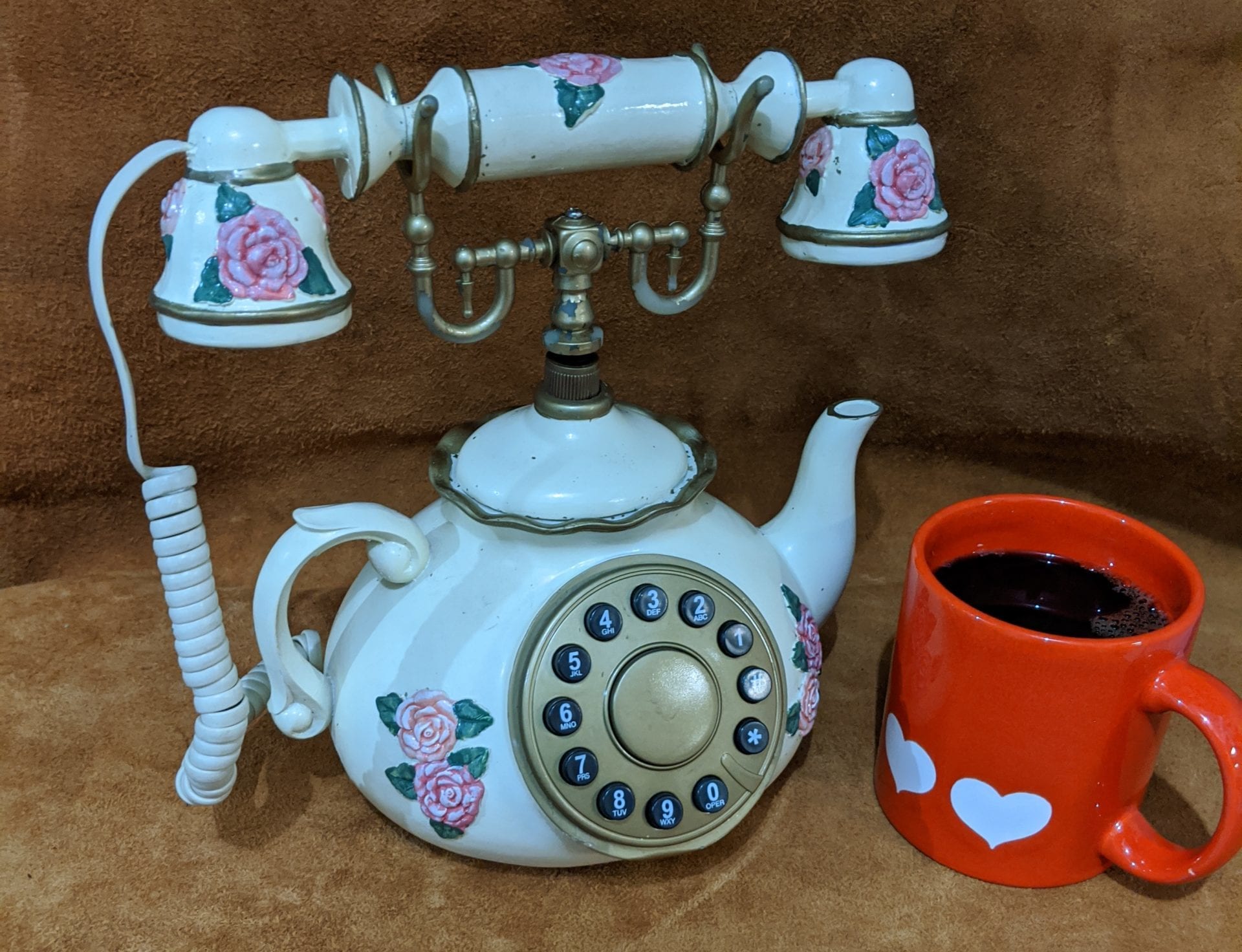 Good Morning - Enjoying Coffee & Telephones at The Telephone Museum ☕☕☕☕☎☎☎☎☕☕☕☕☎☎☎☎