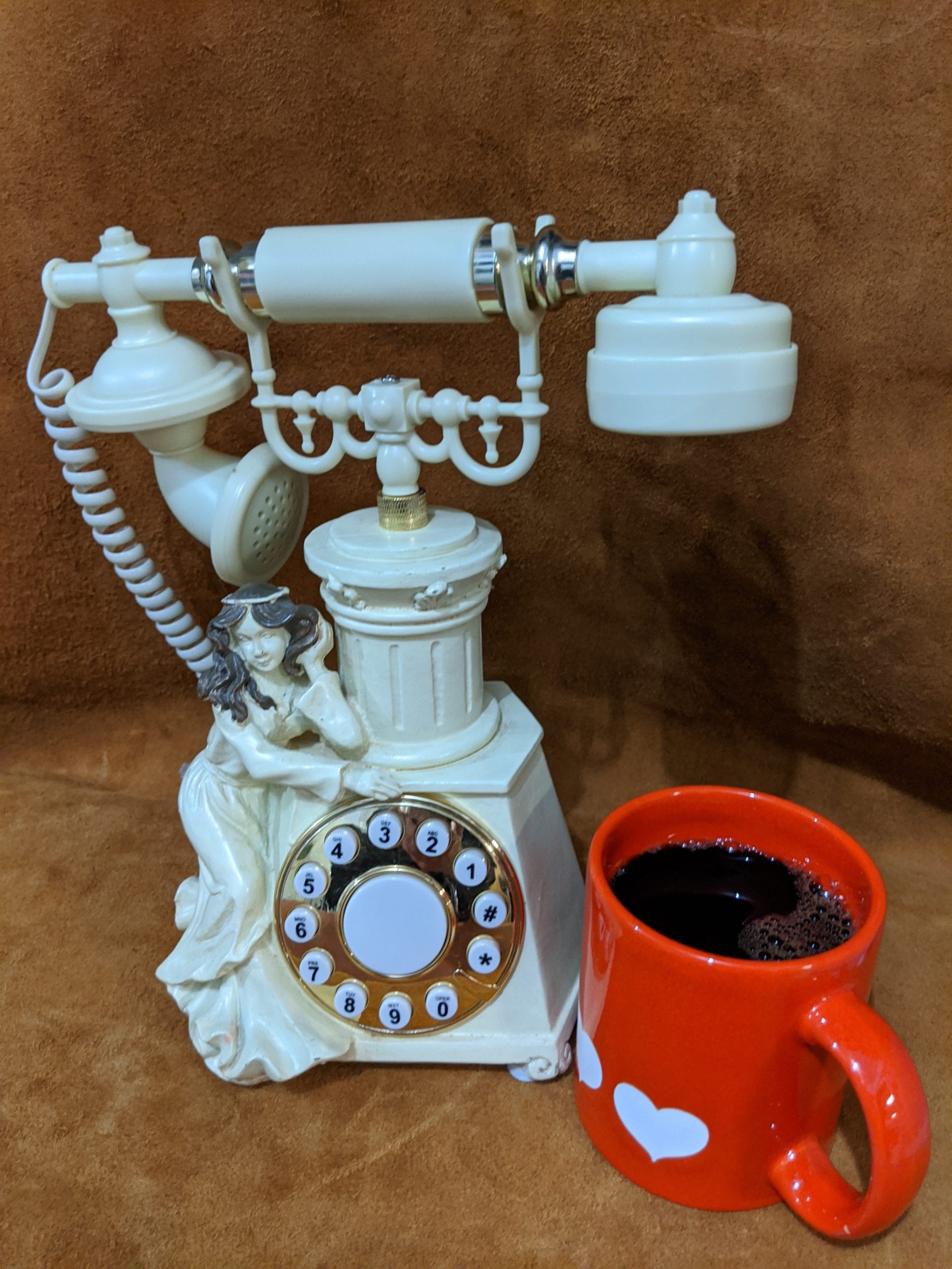 Good Morning - Enjoying Coffee & Telephones at The Telephone Museum ☕☕☕☕☎☎☎☎☕☕☕☕☎☎☎☎