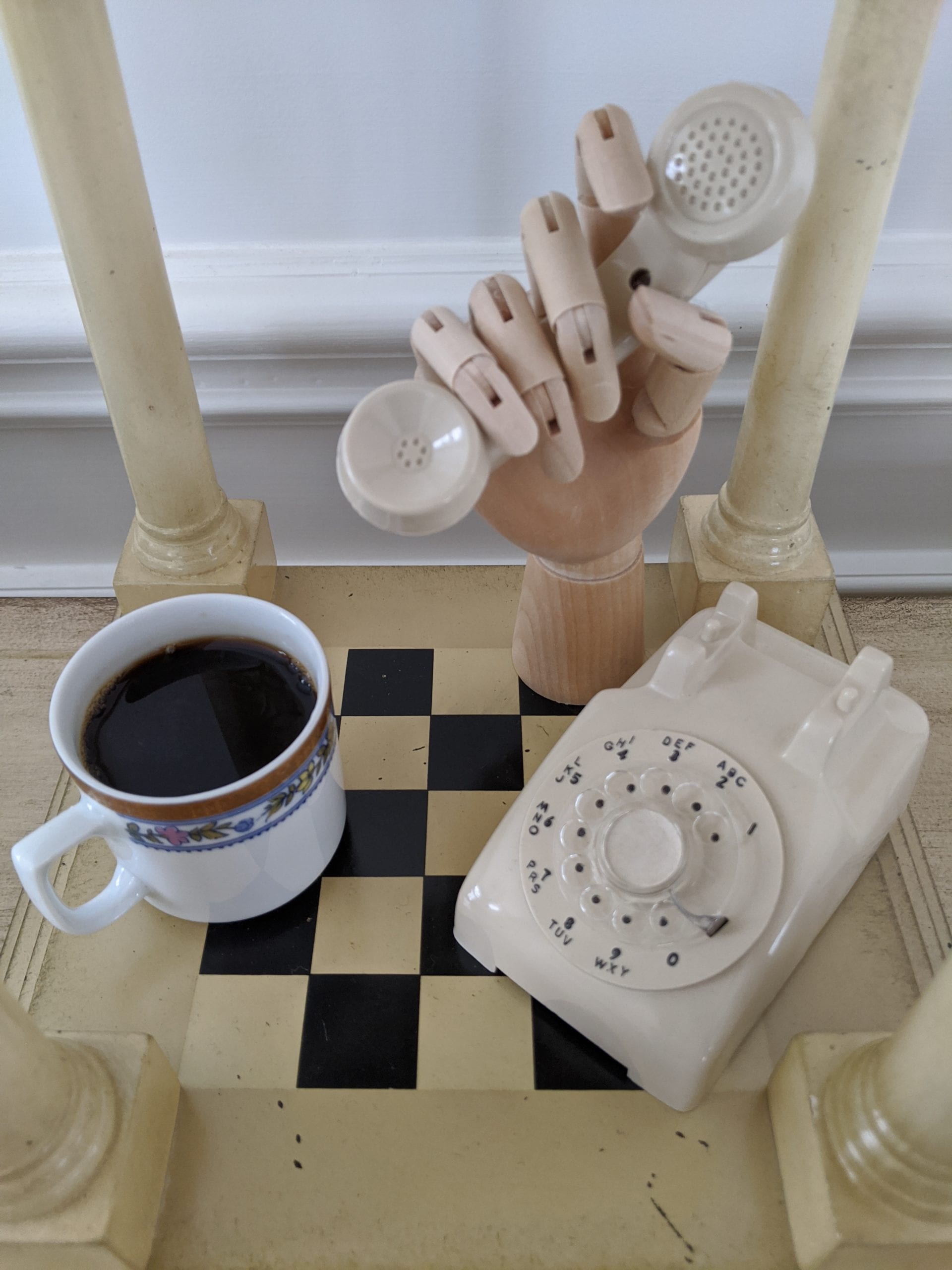 Good Morning - Enjoying Coffee & Telephones at The Telephone Museum ☕☕☕☕☎☎☎☎☕☕☕☕☎☎☎☎