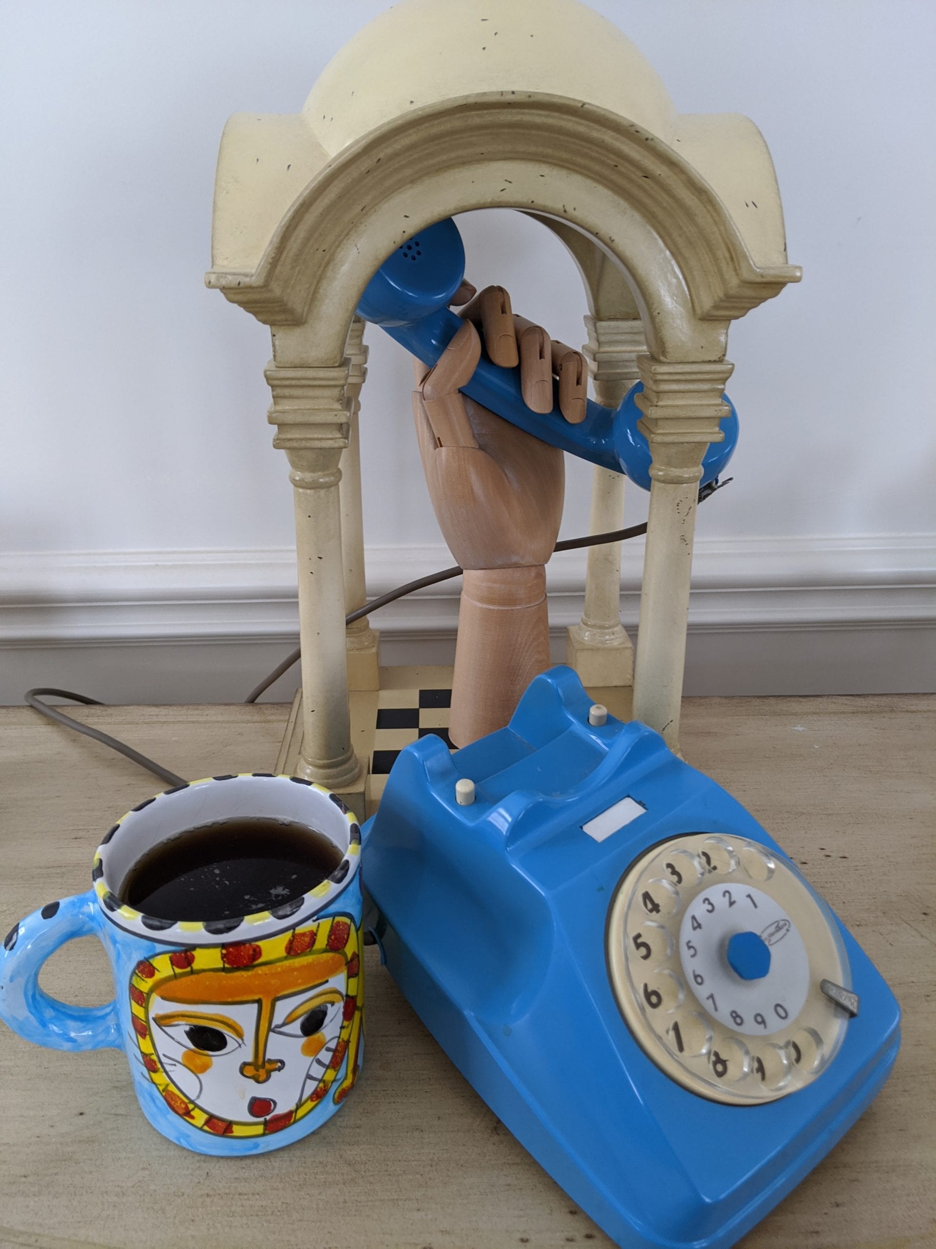 Good Morning - Enjoying Coffee & Telephones at The Telephone Museum ☕☕☕☕☎☎☎☎☕☕☕☕☎☎☎☎
